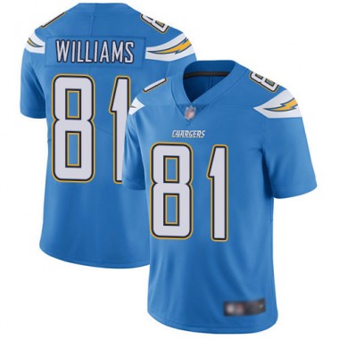 Los Angeles Chargers NFL Football Mike Williams Electric Blue Jersey Men Limited  #81 Alternate Vapor Untouchable